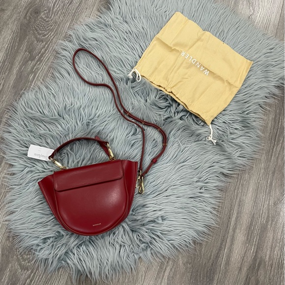 NWT WANDLER hortensia crossbody handbag in brick - mini - Picture 4 of 16